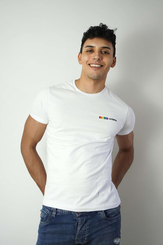 Basic White T-shirt - pride