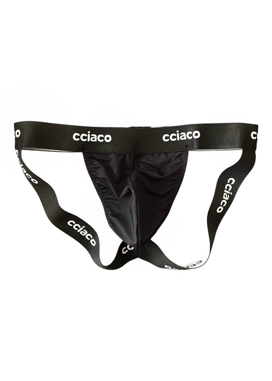 Jockstrap Basic Neo Black - Microfibra