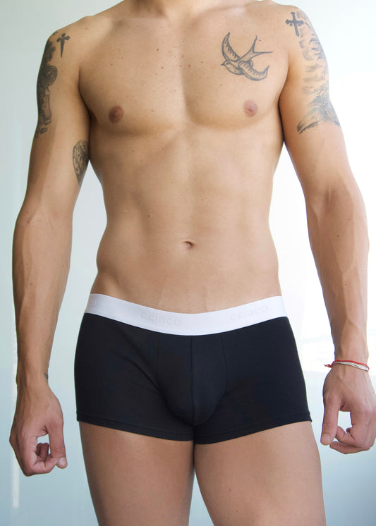 Boxer Trunk Classic Black / White
